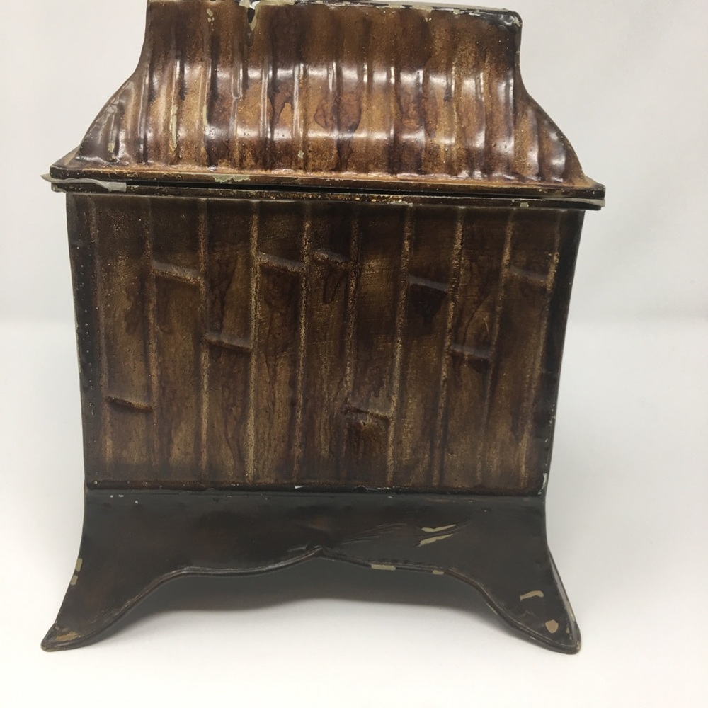Brown Metallic Decorative Box Design